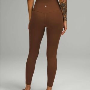 Lululemon Align 25” Roasted Brown sz. 8